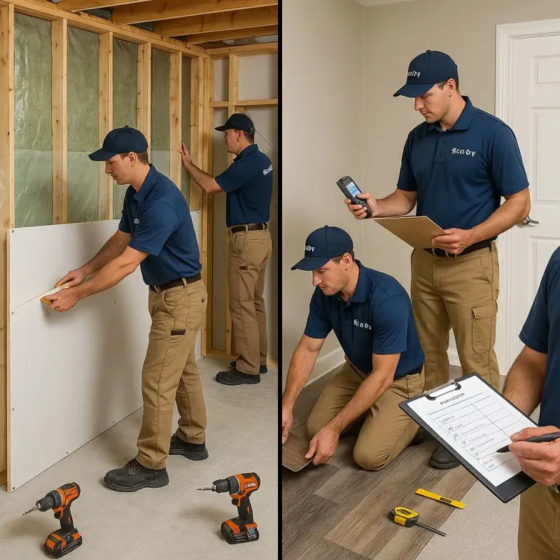 Repairs and Reconstruction process in Bridgetown, OH